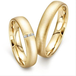 WEDDING RINGS YELLOW GOLD