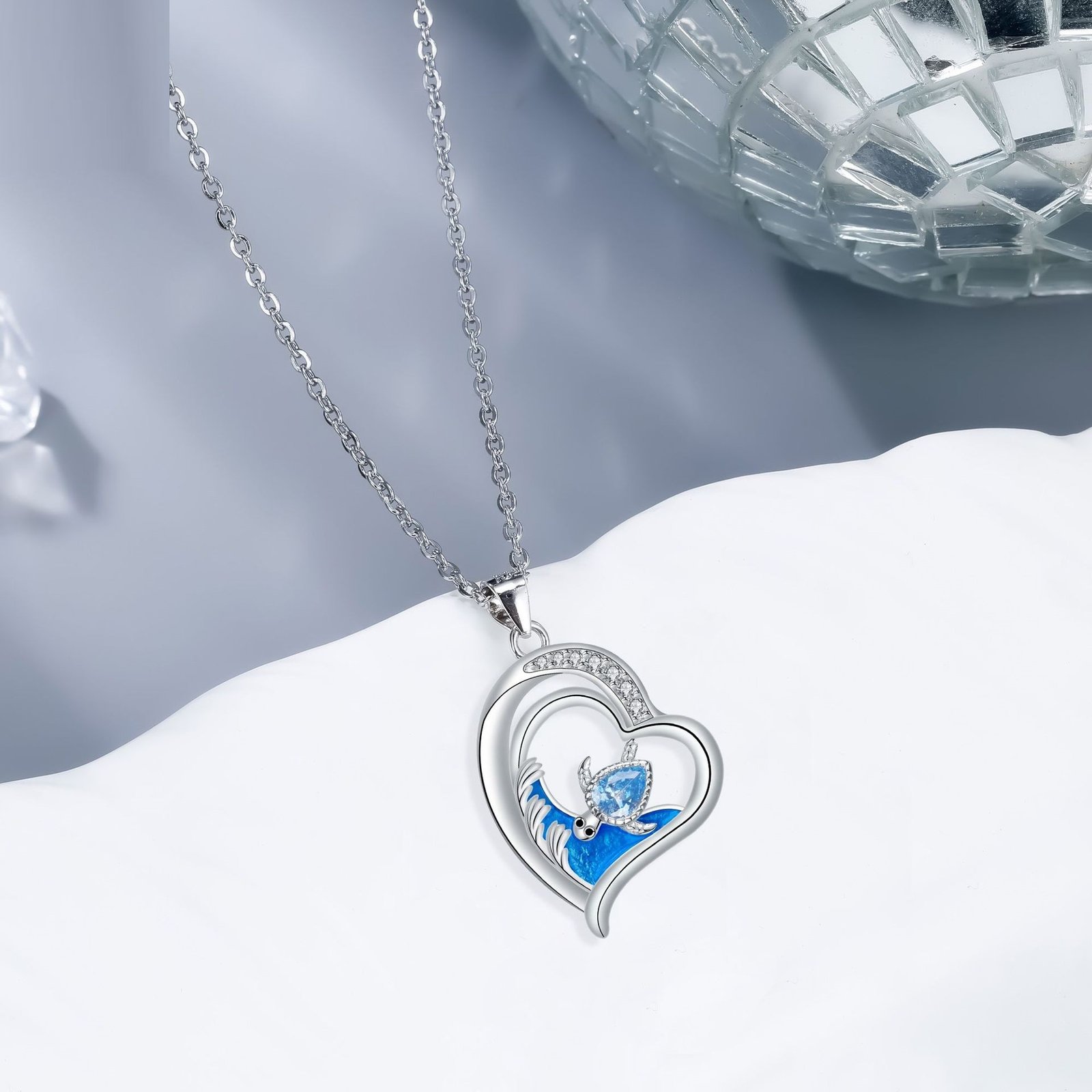 Ocean Series Sea Turtle Necklace Personality - Image 5