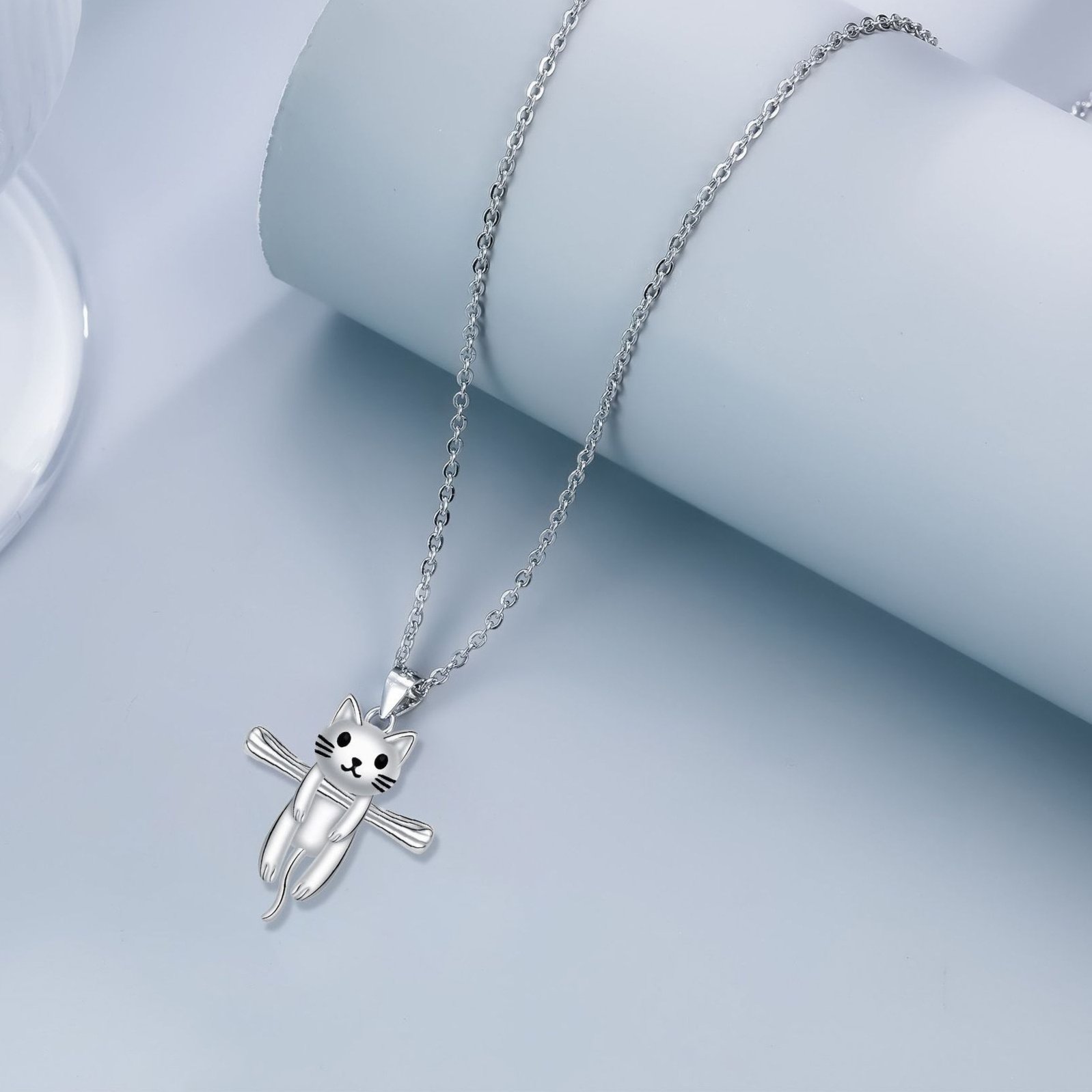 New Cute Personality Design Cat Necklace For Women - Image 4