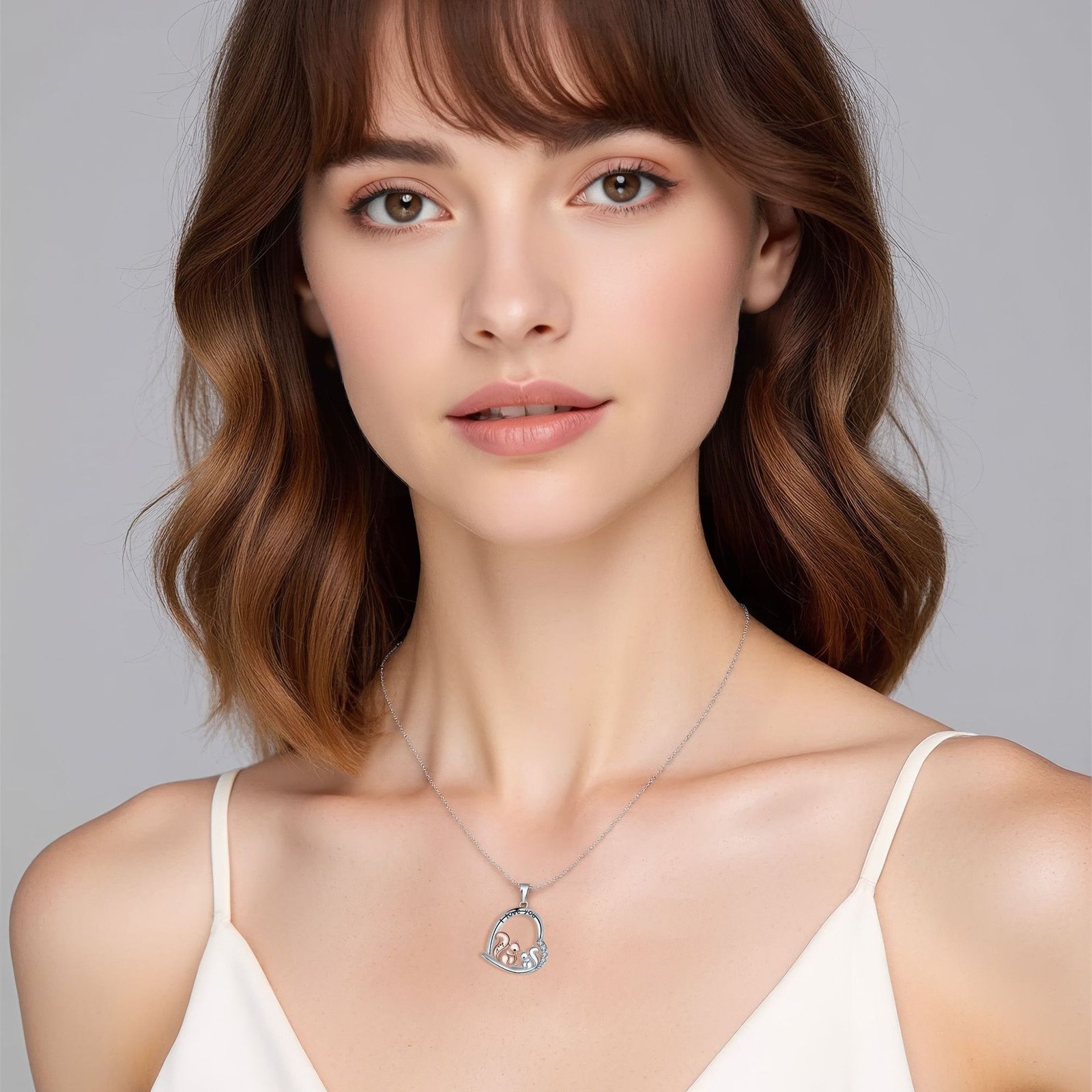 Cute Creative Personality Little Squirrels Exquisite Pendant Necklace - Image 4